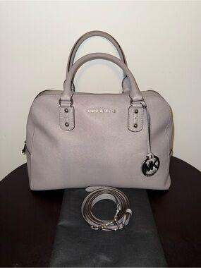 Michael Kors Saffiano Leather Satchel Handbag